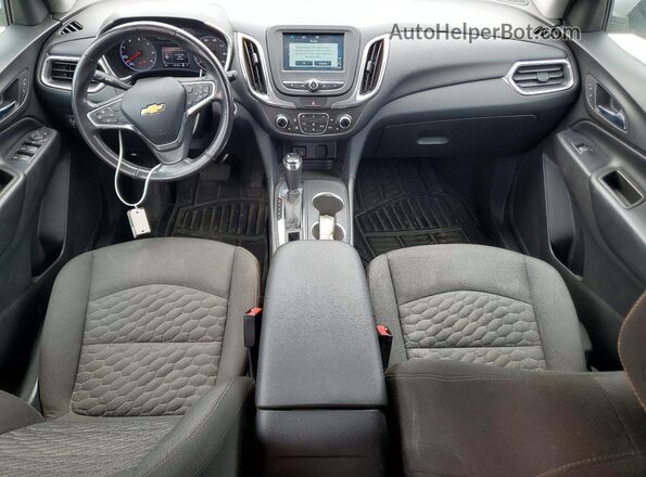 3GNAXLEU4JS597667 2018 CHEVROLET EQUINOX Silver Вид панелі приладів