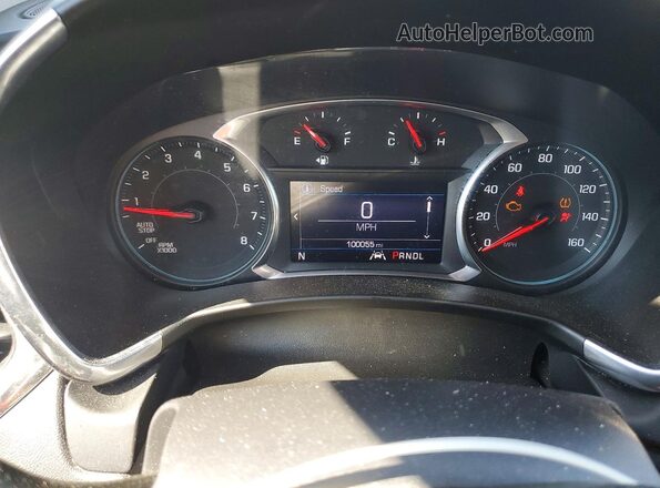 3GNAXLEX0LL154830 2020 CHEVROLET EQUINOX Blue Widok zestawu wskaźników
