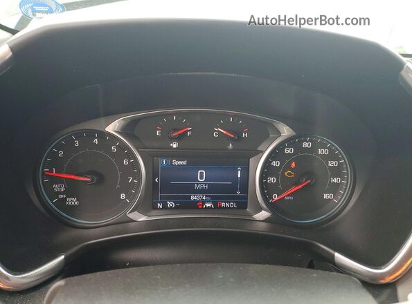 3GNAXLEX0LS567031 2020 CHEVROLET EQUINOX Blue Instrument cluster view