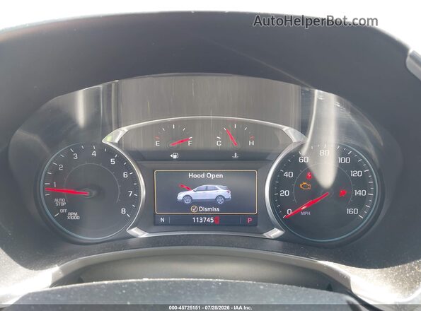 3GNAXLEX1KS563438 2019 CHEVROLET EQUINOX Red Vista de los asientos traseros