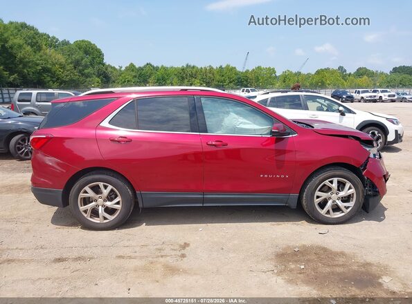 3GNAXLEX1KS563438 2019 CHEVROLET EQUINOX Red Vista interior trasera