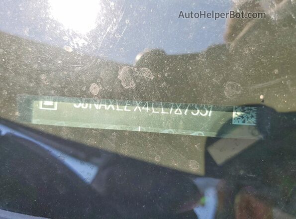 3GNAXLEX4LL187331 2020 CHEVROLET EQUINOX Black Vista del compartimento del motor