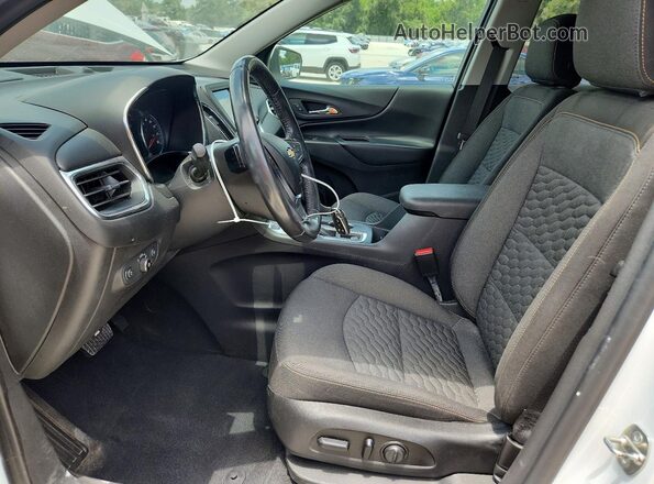 3GNAXLEXXLS562936 2020 CHEVROLET EQUINOX White წინა სალონის ხედი