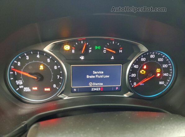 3GNAXMEG2RL171353 2024 CHEVROLET EQUINOX Blue Սարքավորումների վահանակի տեսք