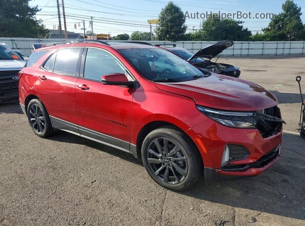 3GNAXMEG4PS164875 2023 CHEVROLET EQUINOX Red წინა მარჯვენა