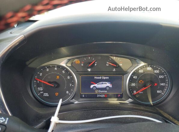 3GNAXMEG4PS164875 2023 CHEVROLET EQUINOX Red ხელსაწყოთა პანელის ხედი