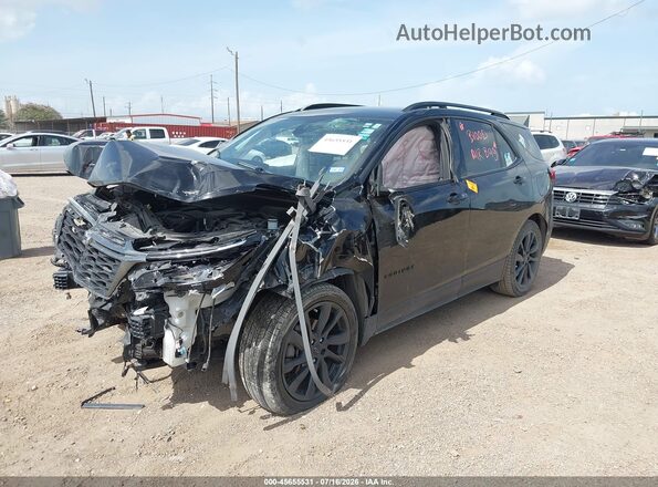 3GNAXMEG8PL104706 2023 CHEVROLET EQUINOX Черный Передняя левая четверть