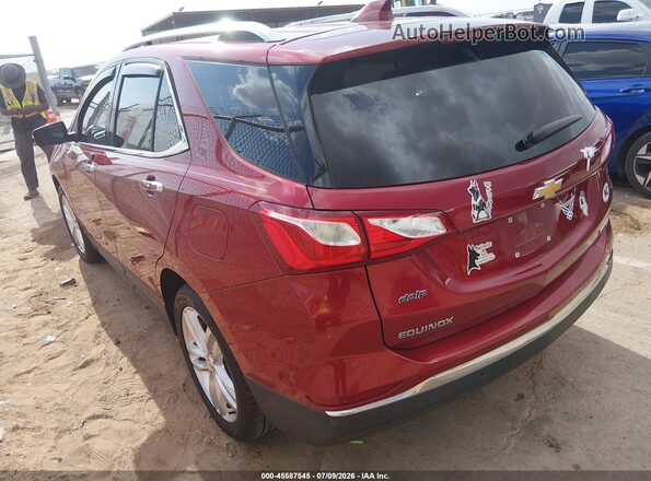 3GNAXMEV0JS561165 2018 CHEVROLET EQUINOX Red Հետևի ձախ