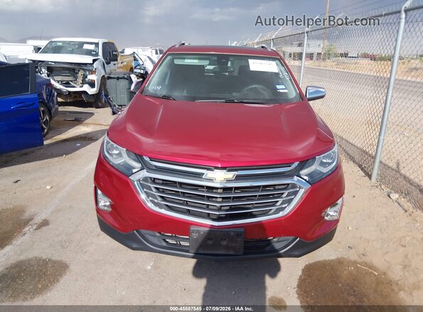 3GNAXMEV0JS561165 2018 CHEVROLET EQUINOX Red Սարքավորումների վահանակի տեսք