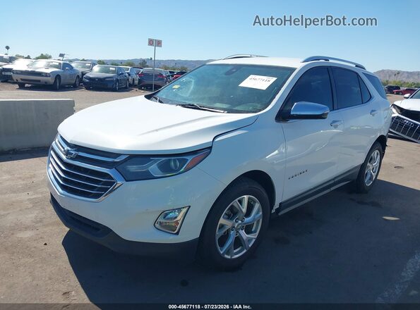 3GNAXMEV0JS579715 2018 CHEVROLET EQUINOX White Przód lewy