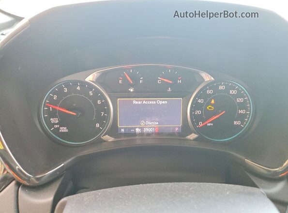 3GNAXMEV0NS121386 2022 CHEVROLET EQUINOX White Instrument cluster view
