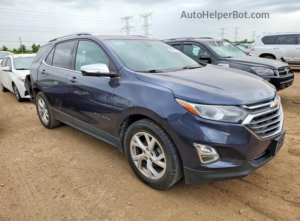 3GNAXMEV2JS618756 2018 CHEVROLET EQUINOX Blue Przód prawy