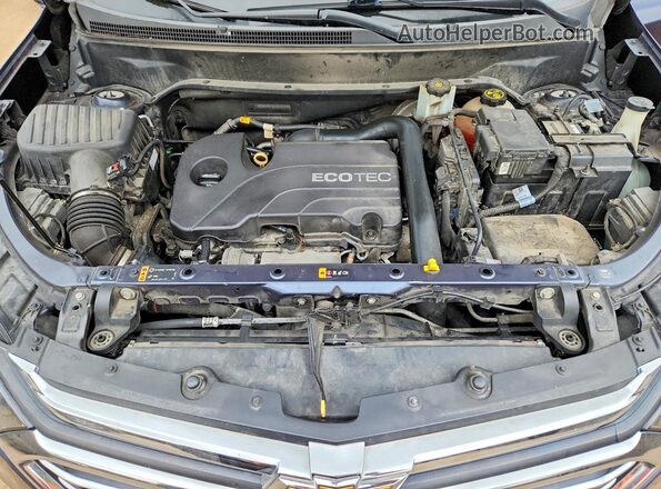 3GNAXMEV2JS618756 2018 CHEVROLET EQUINOX Blue Widok wnętrza z tyłu