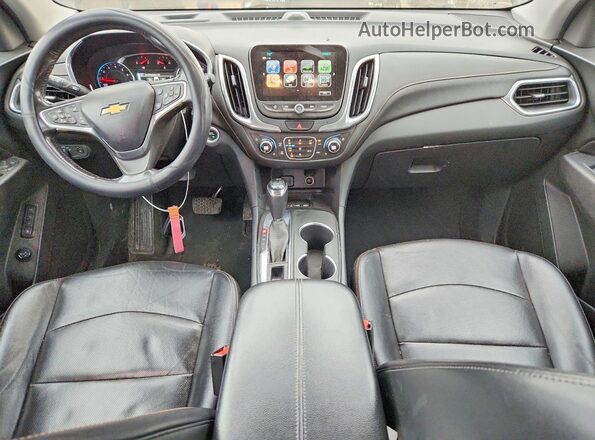 3GNAXMEV2JS618756 2018 CHEVROLET EQUINOX Blue Widok deski rozdzielczej