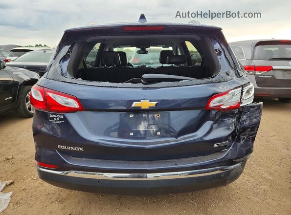 3GNAXMEV2JS618756 2018 CHEVROLET EQUINOX Blue Widok z tyłu