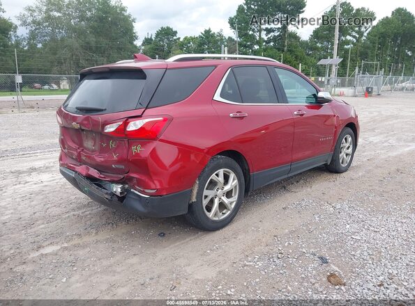 3GNAXMEV3JS553867 2018 CHEVROLET EQUINOX Maroon Задня права чверть
