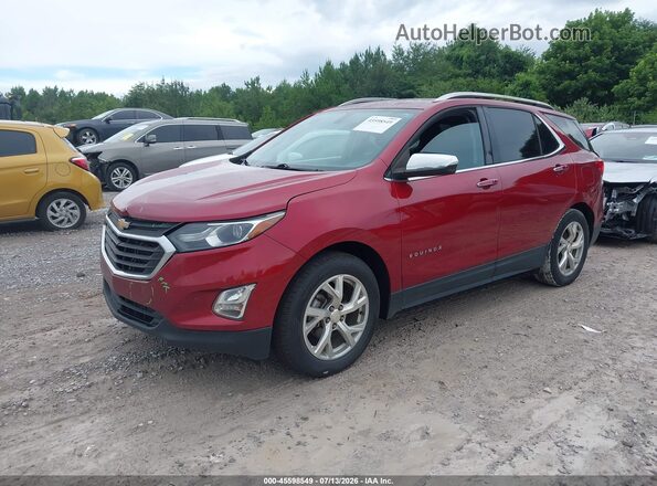 3GNAXMEV3JS553867 2018 CHEVROLET EQUINOX Maroon Передня ліва чверть