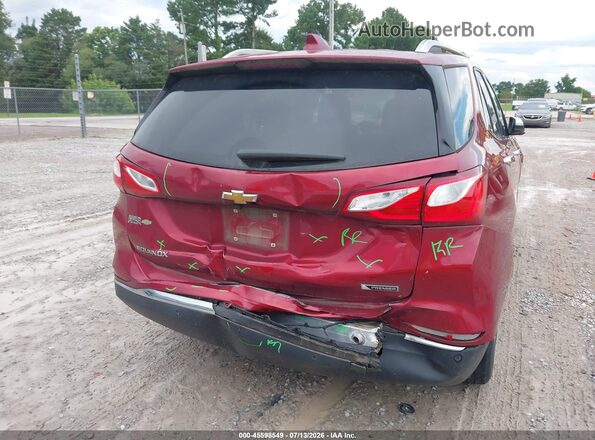 3GNAXMEV3JS553867 2018 CHEVROLET EQUINOX Maroon Вид спереду