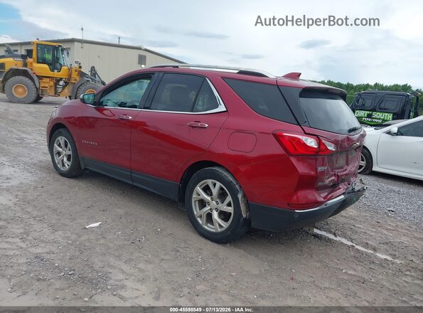 3GNAXMEV3JS553867 2018 CHEVROLET EQUINOX Maroon Задня ліва чверть