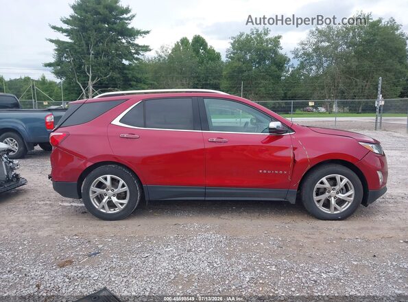 3GNAXMEV3JS553867 2018 CHEVROLET EQUINOX Maroon Вид задньої частини салону