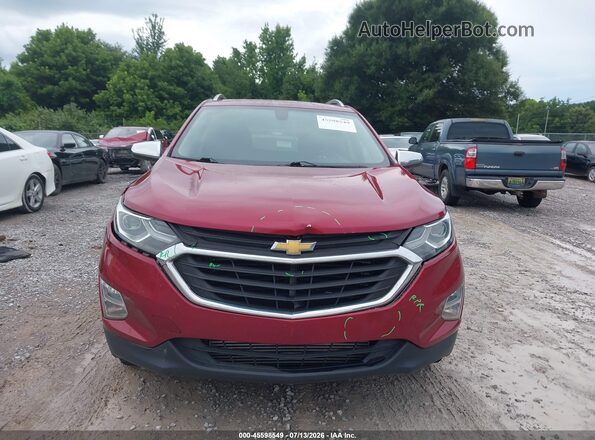 3GNAXMEV3JS553867 2018 CHEVROLET EQUINOX Maroon Вид щитка приладів