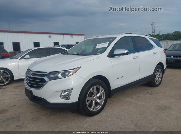 3GNAXMEV3JS600394 2018 CHEVROLET EQUINOX White წინა მარცხენა ხედი სამი მეოთხედიდან