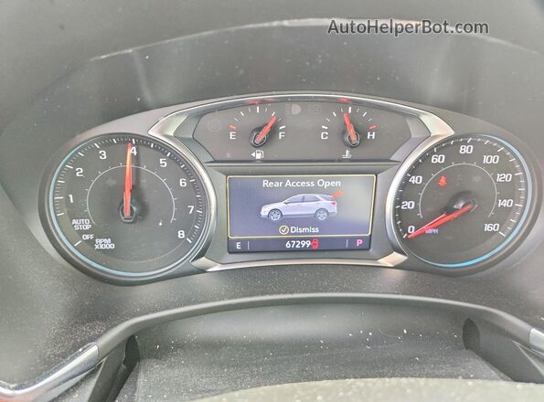 3GNAXNEG6PL168166 2023 CHEVROLET EQUINOX White Вид щитка приладів