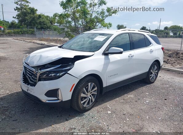 3GNAXNEGXRL370477 2024 CHEVROLET EQUINOX White წინა მარცხენა ხედი სამი მეოთხედიდან