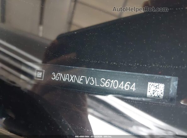3GNAXNEV3LS610464 2020 CHEVROLET EQUINOX White Vista del compartimento del motor