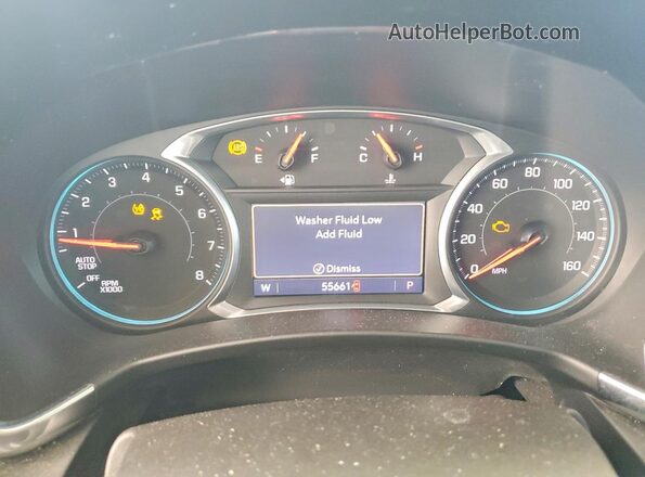 3GNAXNEV5LS708380 2020 CHEVROLET EQUINOX Silver Вид щитка приладів