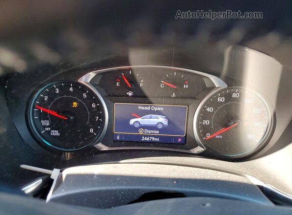 3GNAXNEV8MS174082 2021 CHEVROLET EQUINOX Серебряный Вид щитка приборов