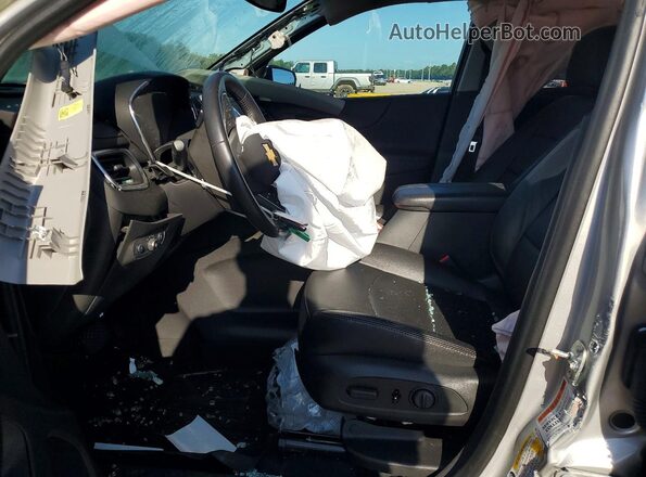3GNAXNEV8MS174082 2021 CHEVROLET EQUINOX Серебряный Вид салона спереди