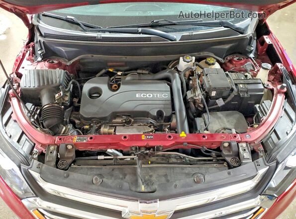 3GNAXNEVXLS627214 2020 CHEVROLET EQUINOX Maroon Vista del compartimento del motor