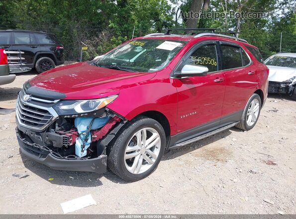 3GNAXNEX1JS560453 2018 CHEVROLET EQUINOX Red Vista tres cuartos delantera izquierda