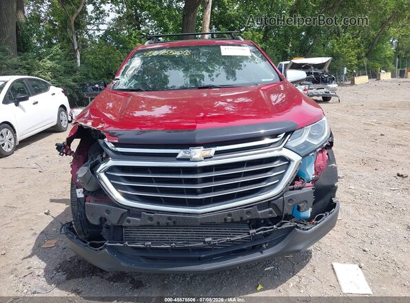 3GNAXNEX1JS560453 2018 CHEVROLET EQUINOX Red Vista interior trasera