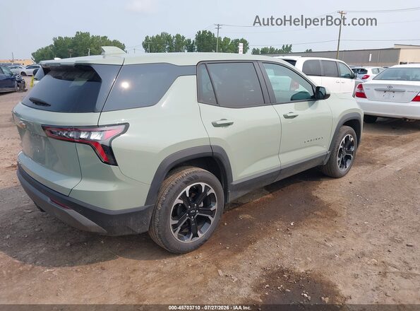 3GNAXPEG0SL200307 2025 CHEVROLET EQUINOX Зеленый Задняя правая четверть