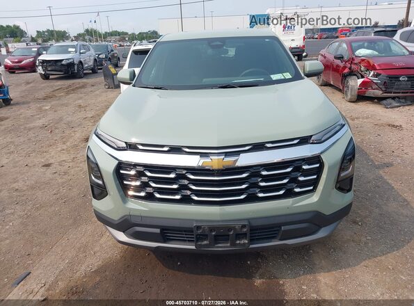 3GNAXPEG0SL200307 2025 CHEVROLET EQUINOX Зеленый Вид щитка приборов