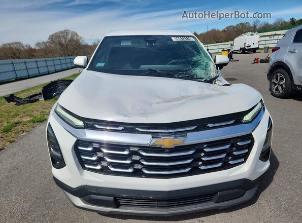 3GNAXPEG2SL156598 2025 CHEVROLET EQUINOX White Դիմացի տեսք