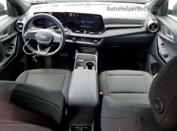 3GNAXPEG2SL323865 2025 CHEVROLET EQUINOX Black Вид панелі приладів