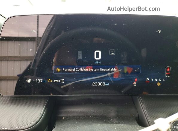 3GNAXPEG2SL323865 2025 CHEVROLET EQUINOX Black Вид щитка приладів