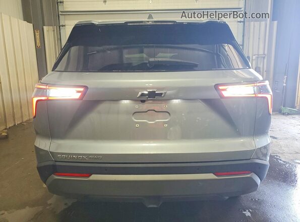 3GNAXPEG3SL295882 2025 CHEVROLET EQUINOX Silver Вид ззаду