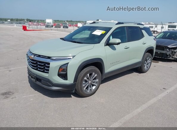 3GNAXPEG4SL222293 2025 CHEVROLET EQUINOX Зеленый Передняя левая четверть