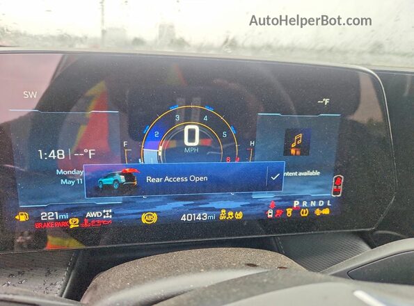 3GNAXPEG6SL126553 2025 CHEVROLET EQUINOX Green Instrument cluster view