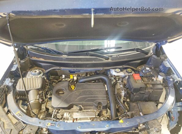 3GNAXPEG7SL222837 2025 CHEVROLET EQUINOX Blue Շարժիչի բաժամունքի տեսք