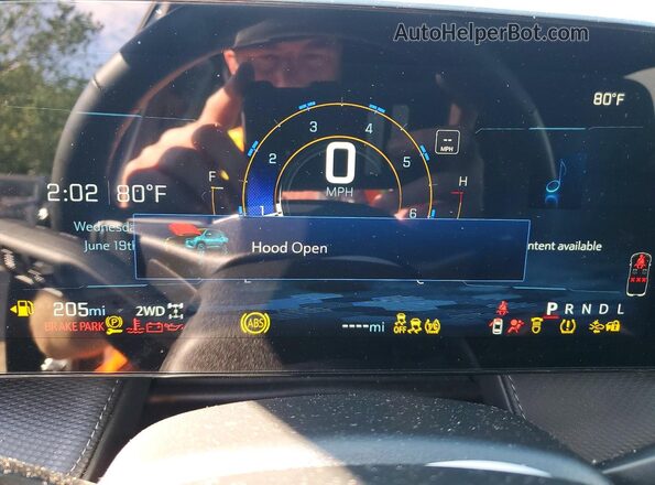 3GNAXPEG8SL235306 2025 CHEVROLET EQUINOX Black Вид щитка приладів