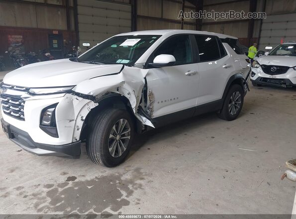 3GNAXPEG9SL271926 2025 CHEVROLET EQUINOX White Առջևի ձախ երեք քառորդ տեսարան