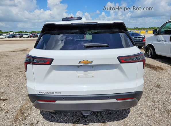 3GNAXPEG9SL313768 2025 CHEVROLET EQUINOX White Widok z tyłu