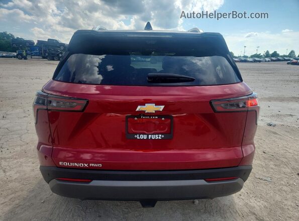 3GNAXPEGXSL104720 2025 CHEVROLET EQUINOX Burgundy Rear view