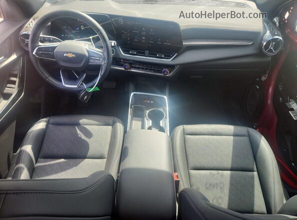 3GNAXPEGXSL104720 2025 CHEVROLET EQUINOX Burgundy Dashboard view