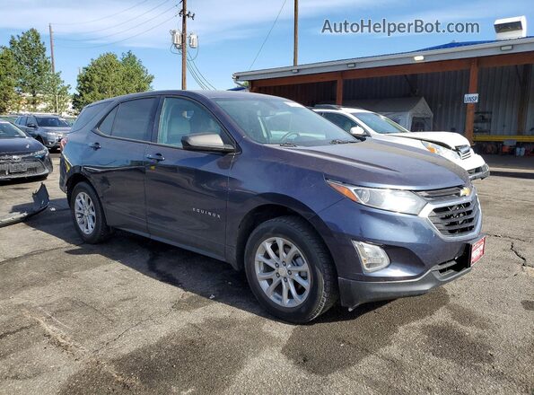3GNAXREV0JS613908 2018 CHEVROLET EQUINOX Синий Передняя правая четверть